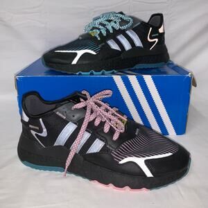Adidas Ninja Nite Jogger Blue/Pink Men’s Size 10.5